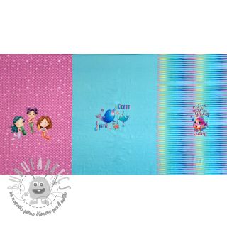 Jersey Ocean spirit PANEL pink digital print 2nd class