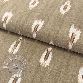 Tessuto di cotone IKAT sand 2nd class