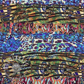 Viscosa Dimulti blue digital print