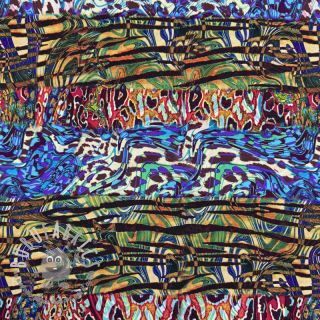 Viscosa Dimulti blue digital print