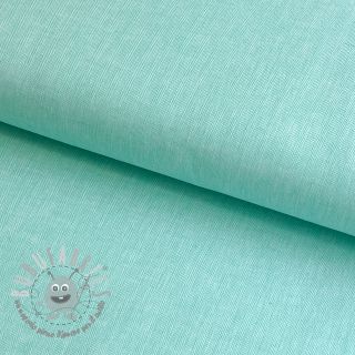 Lino con cotone Fishbone mint