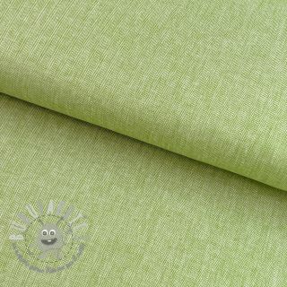 Lino con cotone Fishbone lime