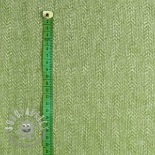 Lino con cotone Fishbone lime