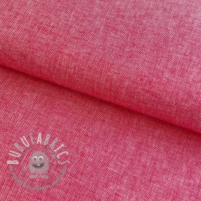 Lino con cotone Fishbone red