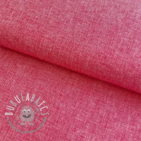 Lino con cotone Fishbone red
