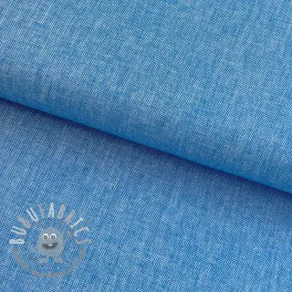 Lino con cotone Fishbone cobalt