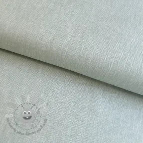 Lino con cotone Fishbone light mint