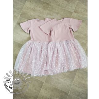 Tulle per TUTU Rainbow HEARTS lilac