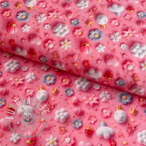 Tessuto di cotone Queen B digital print
