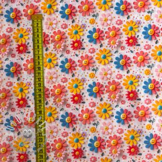 Tessuto di cotone Bright digital print