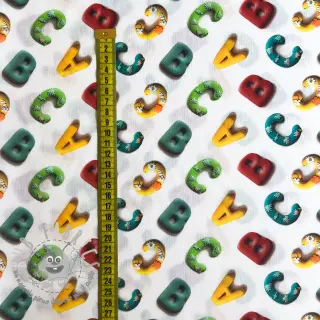 Tessuto di cotone Dino baby design D digital print