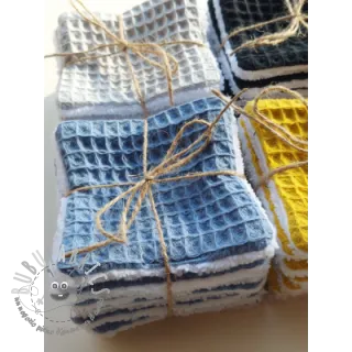 Cotone a nido d'ape blue