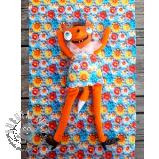 Tessuto di cotone Daisy digital print