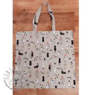 Tessuto decorativo Linenlook Cats life