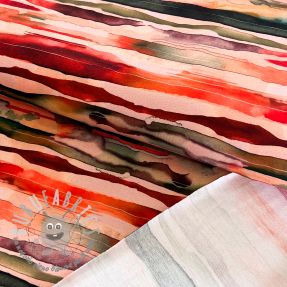 Felpa Wavy stripes camel digital print