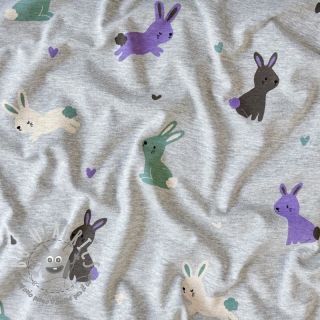 Jersey Bunnies light grey melange