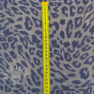Tessuto di cotone JEANS FOIL Animal