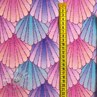 Felpa Seashells purple digital print