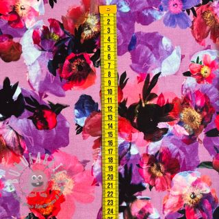 Felpa Wild rose lavender digital print