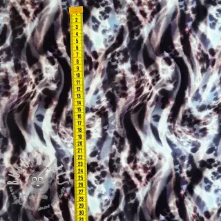 Viscosa ECOVERO Animal skin jeans digital print
