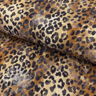 Mussola/Doppia garza Animal skin panther digital print