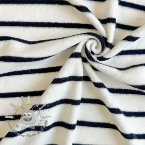 Spugna YARN DYED Stripe SMALL dark blue