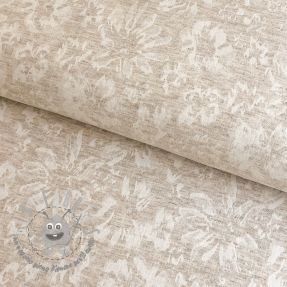 Viscosa con lino JACQUARD Maria natural