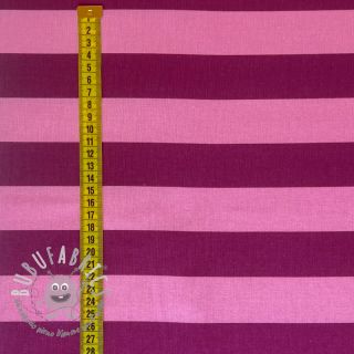Tessuto di cotone FLANNEL Stripes pink