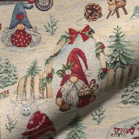 Tessuto decorativo GOBELIN PREMIUM Tomte Jolly Holiday