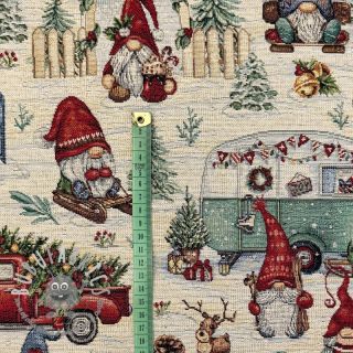 Tessuto decorativo GOBELIN PREMIUM Tomte Jolly Holiday