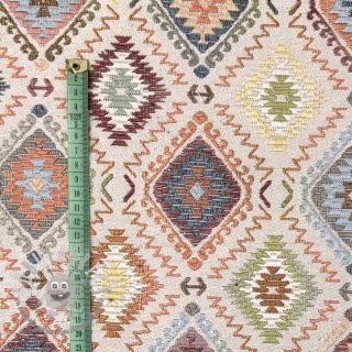 Tessuto decorativo GOBELIN Indian Kelim Tapestry