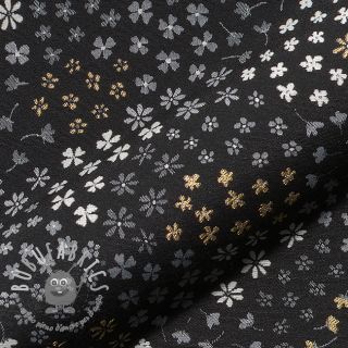 Tessuto decorativo jacquard Flower Mix Sprinkle metallic deluxe
