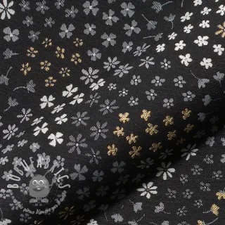 Tessuto decorativo jacquard Flower Mix Sprinkle metallic deluxe