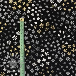 Tessuto decorativo jacquard Flower Mix Sprinkle metallic deluxe