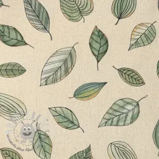 Tessuto decorativo Handpainted Leaf Art digital print