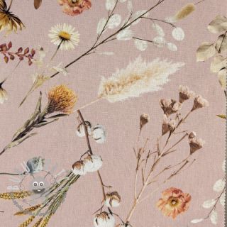 Tessuto decorativo Dried Flower Romance digital print