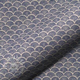 Tessuto decorativo Linenlook Little Wave Scale