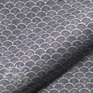 Tessuto decorativo Linenlook Little Wave Scale