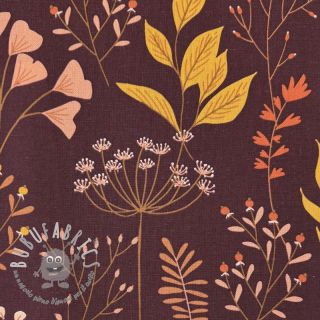 Tessuto decorativo premium Elegant Twig Sunset