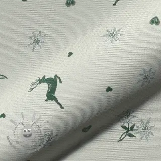 Tessuto decorativo jacquard DOUBLE FACE Landhaus Mixed Icon forest green