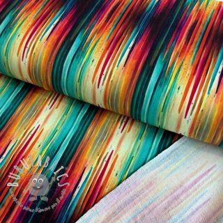 Felpa Smiling Faces Stripe digital print