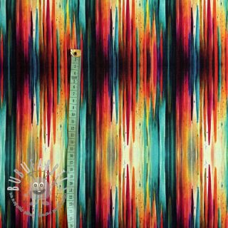 Felpa Smiling Faces Stripe digital print