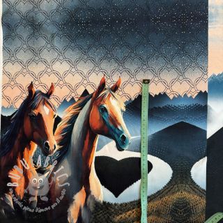 Felpa Desert Horses PANEL digital print