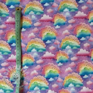 Felpa Rainbow Clouds digital print
