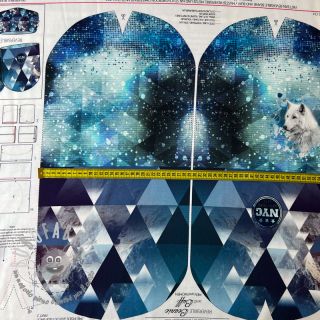Felpa Ice Crystals PANEL SET FOR ADULTS digital print