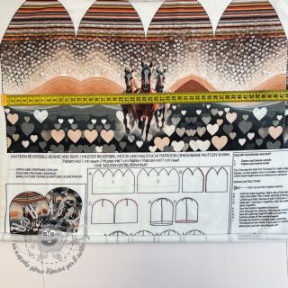 Felpa Desert Horses PANEL SET digital print