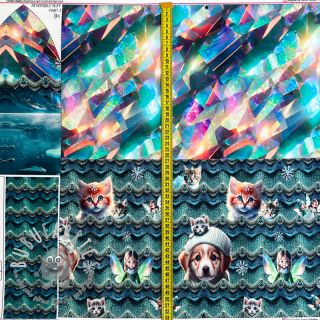 Felpa Pet Fairy PANEL SET digital print