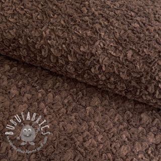 Pelliccia sintetica Curly mocha