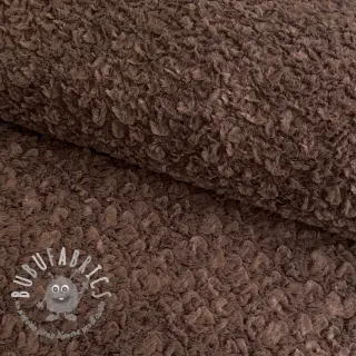 Pelliccia sintetica Curly mocha