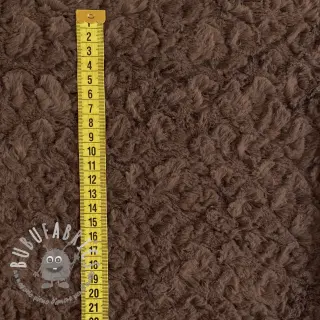 Pelliccia sintetica Curly mocha